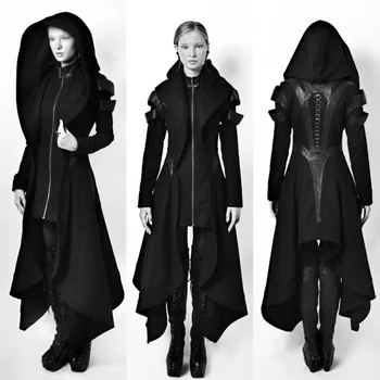 2021 ใหม่ XXXXXL XXXXL ผู้หญิงวินเทจ Steampunk Victorian กอธิคนเสื้อแจ็คเก็ตลูกไม้เล็มผ้าพันแผลยุคกลางเสื้อโค้ท