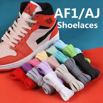 2023 ใหม่ AF1/เอเจ Shoelaces สำหรับรองเท้าสนีคเกอร์คลาสสิกแฟลตรองเท้าผ้าลูกไม้สีขาวดำได้พูดคุยกับใค Shoelace กีฬา Shoestrings รองเท้าเครื่องประดับ