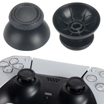 2Pcs แทนที่ควบคุมแท่งควบคุมฝาด้านบน/ด้านล่างสำหรับ PS5 Gamepad Controllers สำหรับ PS5 Thumbsticks ปกปิดนิ้วเกาะติดหมวก