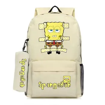 45Cm Spongebob Squarepants แพททริคสตาร์ตูนไหล่ทางกระเป๋าความจุสูงว่างกำลังเสียเป Schoolbag ส่งถุดินสอนนักเรียนของขวัญ