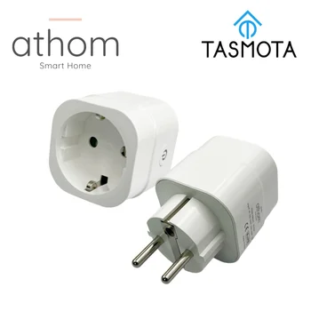 Athom ฉลาดกลับบ้าน Preflashed TASMOTA WiFi ปลั๊กออกทำงานกับกลับบ้าน Assitant ไฟฟ้า Consumption การติดตามดู 16A