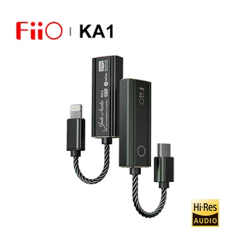FiiO JadeAudio KA1 พอร์ต USB DAC AMP อะแดปเตอร์ MQA ประเภท-C/Ligthning ที่ 3.5 อืมเสียงเคเบิลทีวีของ ES9281AC โปรชิปมาสเตอร์ 384kHz DSD256 Android iOS