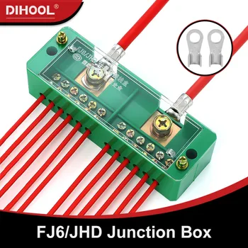 FJ6/JHD องซัก 2-ในหลาย-ออกไฟฟ้ามิเตอร์สายแก้ไขลวดลายจุดเชื่อมต่อ stencils อง 3-ในกองตัวแบ่งเทอร์มินัล 4 บล็อกในกล่องดิสทริบิวชัน
