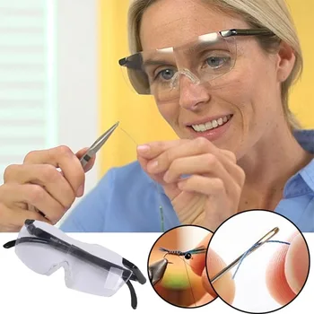 Magnifying Presbyopic แว่น Eyewear อ่าน 160%องการพูดทับถมตัวเองจะเห็นมากกว่าและดีกแว่นขยายแบบเคลื่อนย้ายได้