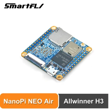 Smartfly FriendlyElec NanoPi นีโออากาศ 512MB แพ WIFI&บลูทูธ-น่ะไร้เดียงสาและไม่เสแสร้งด้,8GB eMMC Allwinner H3 เริ่มต้นบ้าระห่ำแบบสุจากเยื่อหุ้มสมอง-A7