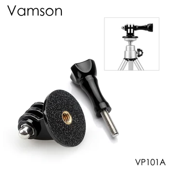 Vamson สำหรับ GoPro เครื่องประดัอะแดปเตอร์ Converter เมานท์ Monopod ขาตั้งกล้องบัคดีอะแดปเตอร์เพื่อเป็นมืออาชีพฮีโร่ 109867 สำหรับยี VP101