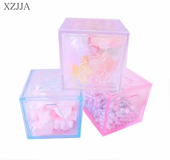 XZJJA กิน่ารักสีชมพูมินิห้องเก็บขอ Boxs ผู้หญิงค Jewellery ได้รับถังขยะแบบเคลื่อนย้ายได้เดินทางห้องเก็บของกินยากล่องจัดการความโปร่งแสงล่อง