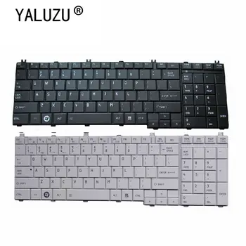 YALUZU สำหรับ Toshiba ดาวเทียม L750 L750D L755 L755D L770 L770D L775 L775D V114346CS1 เราแล็ปท็อปของแป้นพิมพ์สีดำภาษาอังกฤษ