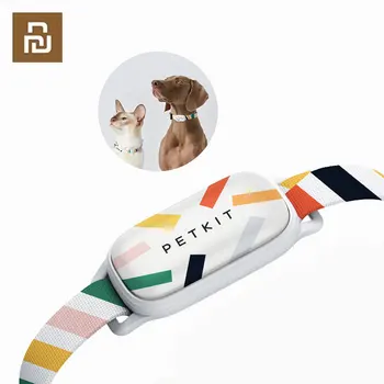 Youpin Petkit ฉลาด Personalized หมาแมว Collars Adjustable อ่อนสายไนลอน Waterproof ลูกหมากเว้นสร้อยคอนป้ายกำกับสัตว์เลี้ยงเครื่องประดับโปรแกรทำงาน