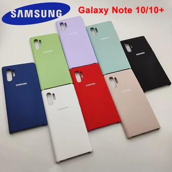 ข้อ 10 ขวบวกกับคดีสำหรับ Samsung กาแล็กซี่ข้อ 10+ของเหลวซิลิโคนปกปิดปกป้อง Silky สัมผัสอ่อนนุ่มของเชลล์สำหรับ samsung Note10 อีกอย่าง+