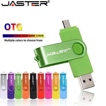 ฉลาดโทรศัพท์ OTG พอร์ต USB 2.0 บนแฟลชไดร์ฟ 4GB 8GB 16GB 32GB 64GB 128GB Wholesale โลโก้ที่กำหนดปากการขับโครพอร์ต USB ความทรงจำอยู่ U ดิสก์