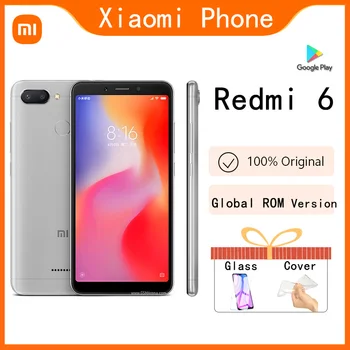 ดั้งเดิม Xiaomi Redmi 6/6A/Redmi 73GB 32GB/4GB 64GB celular googleplay อยนิ้วมือ Octa-แกโกลบอล Rom 4G\n smartphone