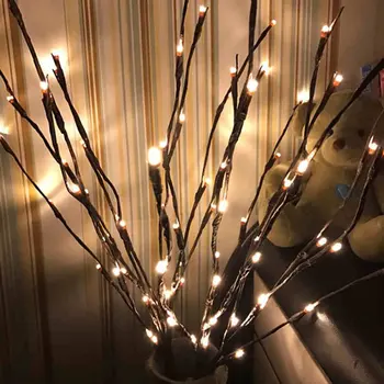 นำแสงสว่างวิลโลว์แบรนซ์ตะเกียงคืนแสงสว่าง DIY Lighted หน่วย 20 Bulbs ไฟสำหรับกลับบ้านวันหยุดงานปาร์ตี้ตกแต่งหน้าต่างแบตเตอรี่ผ่าตัด