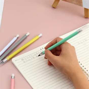 นิรันดดินสอนใหม่ Inkless ไม่จำกัดการเขียนไม่มีหมึก HB ปากกาสเก็ตช์ภาพเขียนเครื่องมือเรียนห้องอุปกรณ์ของขวัญสำหรับเด็กเครื่องเขียน