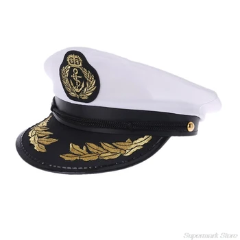 ผู้ใหญ่บนเรือยอร์ชเรือเรือเดินเรือผู้กองชุดหมวกหมวกองทัพเรือนาวิกโยธิพลเรือเอกปักกัปตันคือหมวก(ขาว)
