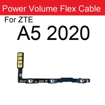 พลังระดับเสียง Flex สายเคเบิลสำหรับ ZTE มีด V10 Vita ขนาด a3 A5 A7 A7S 2020 A717030 A512021A52020 A31 พลังระดับเสียงด้านปุ่มส่วน
