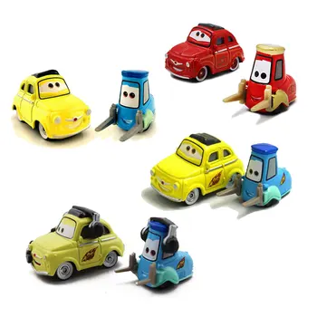 ยวดิสนีย์แลนด์ตอนนี้เนี่ Pixar รถ 12 สายฟ้า McQueen ลุยจิ Guido ซีซั่น 1:55 Diecast โลหะ Alloy รถยนต์ลูกชายของเล่นของขวัญวันเกิด