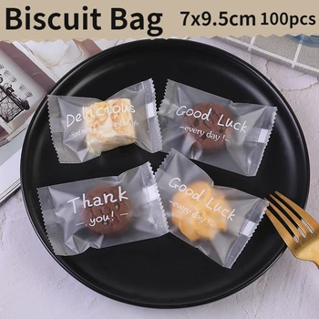 ร้อปิดกระเป๋า Frosted พลาสติกเค้ก Biscuit ของหวานลูกกวาด Packaging ถุงดอกไม้น่ารัก Opp ถุงอาหารเก็บของงานปาร์ตี้ความช่วยเหลือเล็กน้อเก็บของ
