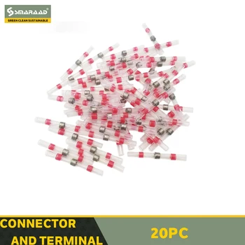 สายก้น 10/20/50PCS แก้ไขลวดลายจุดเชื่อมต่อ stencils ความร้อนจิตแพทย์ Soldering แข Terminals 10A 220V Insulated Waterproof ก้นสายไฟ