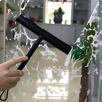 เศษแก้วทำความสะอาด Wiper หน้าต่างอาบน้ำ Squeegee นาน Holdle กระจก Wiper Scraper เครื่องมือทำความสะอาดห้องน้ำเครื่องประดับเศษแก้วทำความสะอาดเครื่องมือ